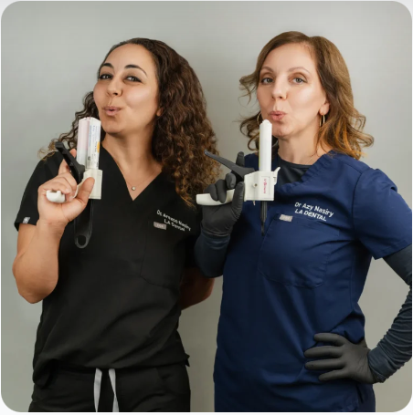 Mockup de una página web dental profesional